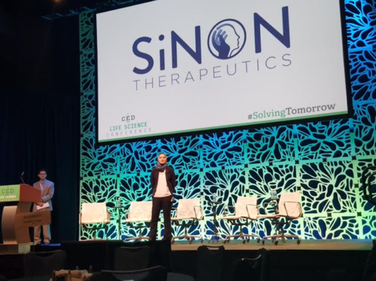 SiNON - delivered a lightning round pitches at the CED Life Science Conference